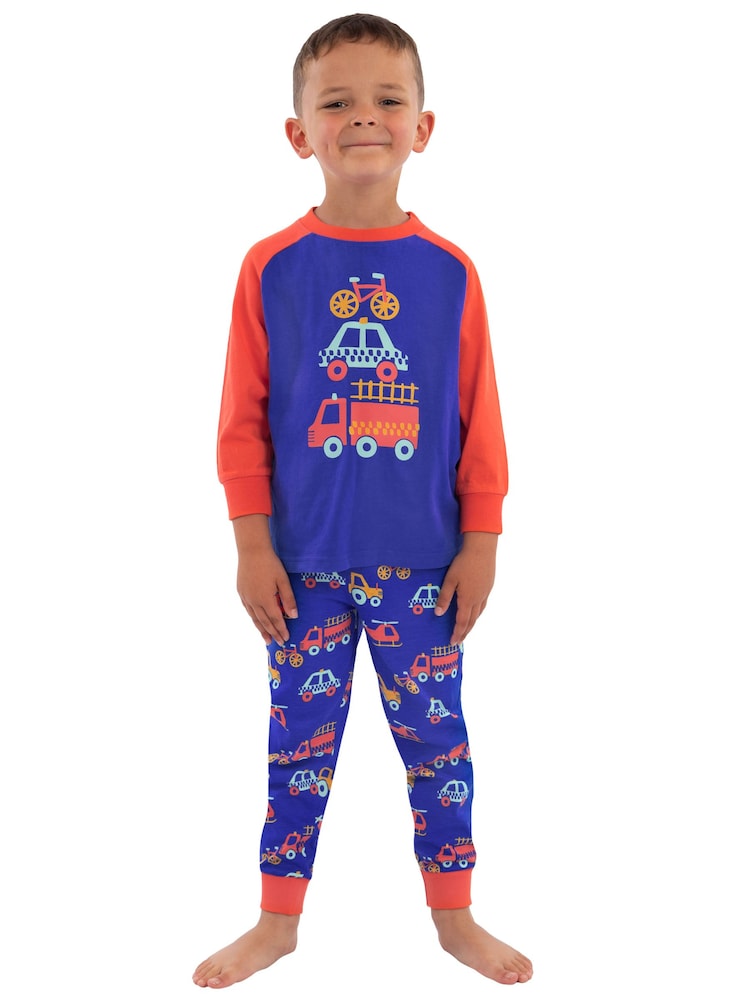 Harry Bear Black Transport Pyjamas 2 Pack - Image 12 of 12 Harry Bear Black Transport Pyjamas 2 Pack - Image 12 of 12