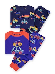 Harry Bear Black Transport Pyjamas 2 Pack - Image 2 of 12