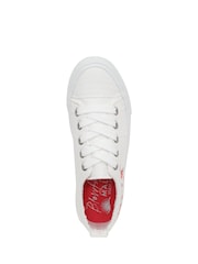 Blowfish Malibu White Very Sadie Regular Fit Lace-Up Trainers - Image 6 of 7