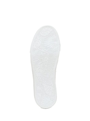 Blowfish Malibu White Very Sadie Regular Fit Lace-Up Trainers - Image 7 of 7
