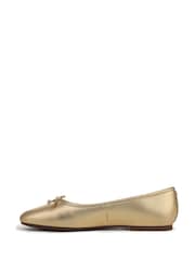 Sam Edelman Gold Alie Regular Fit Ballet Shoes - Image 2 of 7