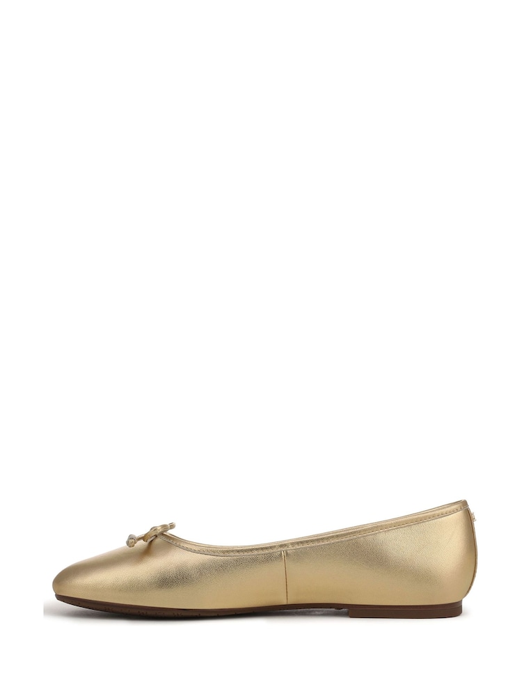 Sam Edelman Gold Alie Regular Fit Ballet Shoes - Image 2 of 7