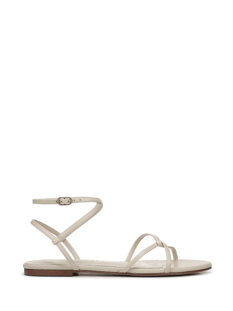 Sam Edelman Cream Regular Fit Ellina Strappy Sandals - Image 1 of 7 Sam Edelman Cream Regular Fit Ellina Strappy Sandals - Image 1 of 7