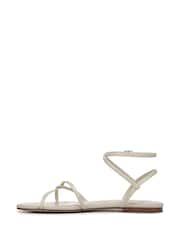 Sam Edelman Cream Regular Fit Ellina Strappy Sandals - Image 2 of 7