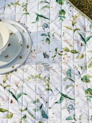 Sophie Allport White Wild Floral Picnic Blanket - Image 2 of 4