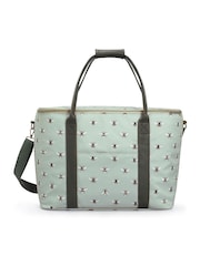 Sophie Allport Pale Green Bees Tall Pocket Picnic Bag - Image 2 of 2
