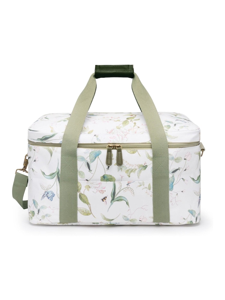 Sophie Allport White Wild Floral Picnic Bag - Image 3 of 3