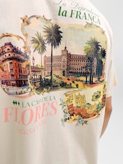 JACK & JONES Short Sleeve Back Print T-Shirt - תמונה 5 מתוך 7