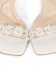 Dune London White Leather Milennial Wedges - Image 6 of 6