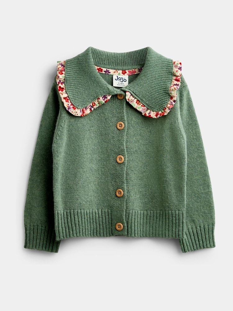 Jojo Maman Bébé Cardigan med volangkrage - Bilde 1 av 4