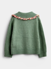 Jojo Maman Bébé Cardigan med volangkrage - Bilde 2 av 4