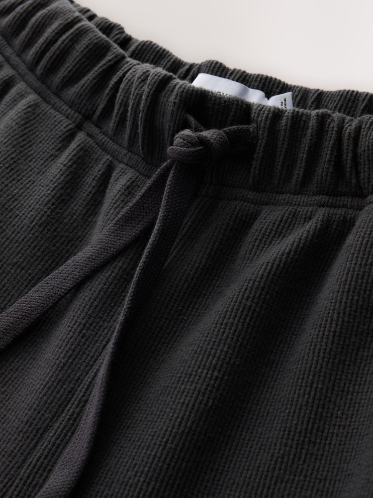Charcoal Grey Long Sleeve Soft Waffle Pyjamas Set - Image 13 of 13 Charcoal Grey Long Sleeve Soft Waffle Pyjamas Set - Image 13 of 13