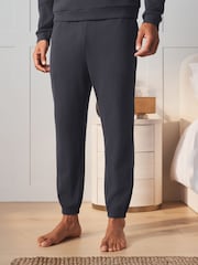 Charcoal Grey Long Sleeve Waffle Pyjamas Set - Image 3 of 8