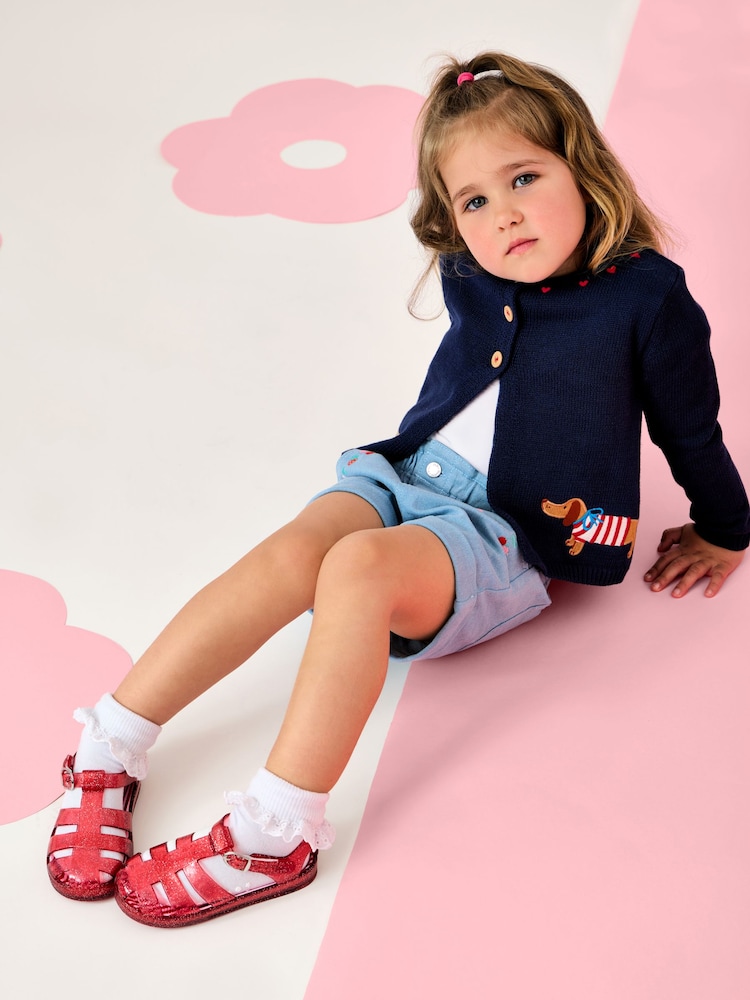 Jojo Maman Bébé Appliqué Cotton Cardigan - 圖片 2，共 7
