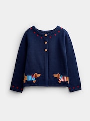 Jojo Maman Bébé Appliqué Cotton Cardigan - 圖片 3，共 7