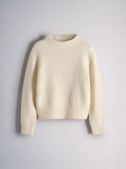 The Set 2 Pack Fluffy Long Sleeve Jumper Oatmeal Marl/ Beige - Cream - Image 2 of 5