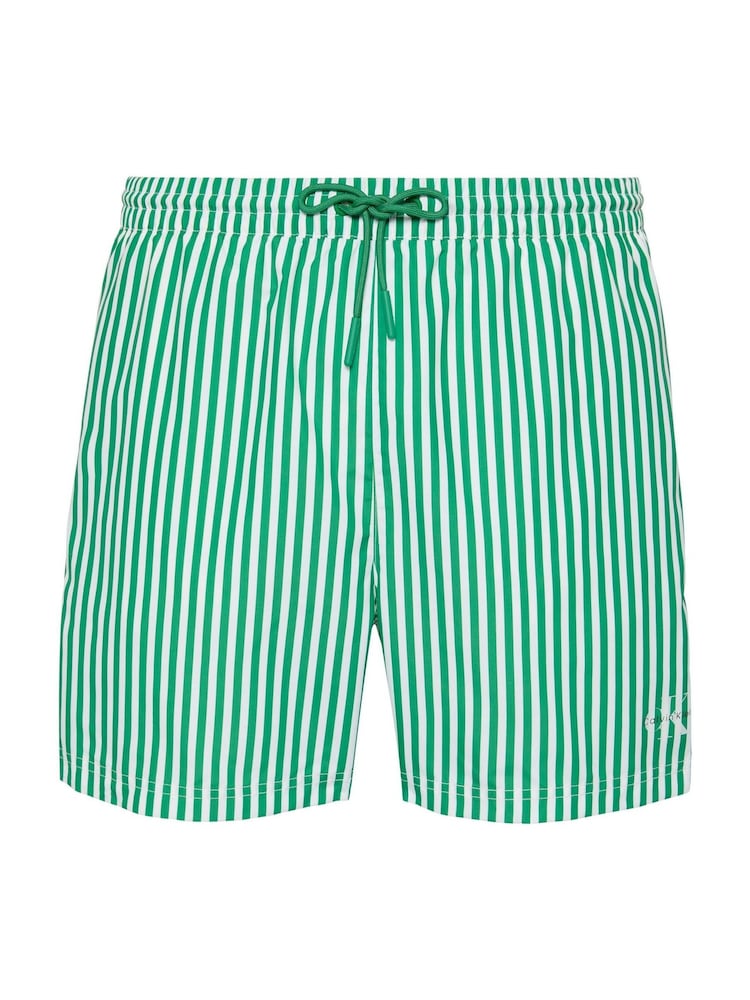 Verde/alb - Calvin Klein Performance Woven Swim Shorts - Imaginea 6 din 6