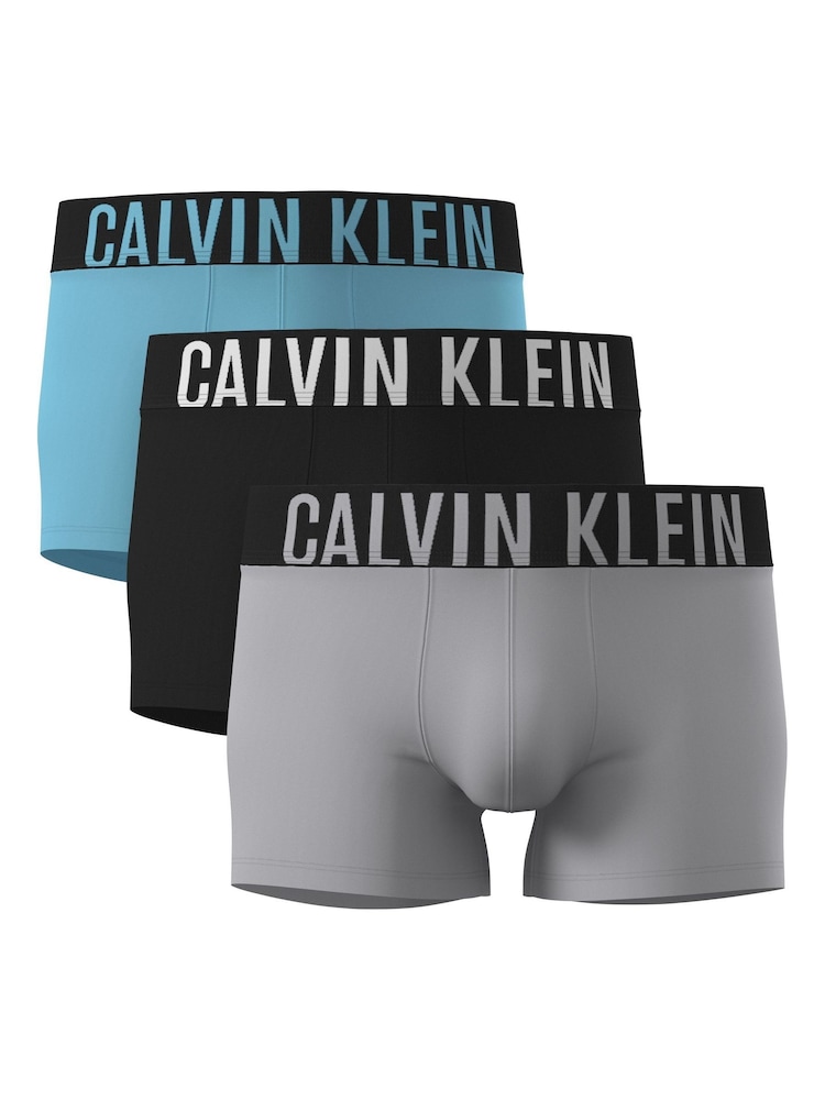 Calvin Klein Black Intense Power Cotton Trunks 3 Pack - Image 1 of 1