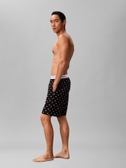 Calvin Klein Black Cotton Sleep Shorts - Image 2 of 6