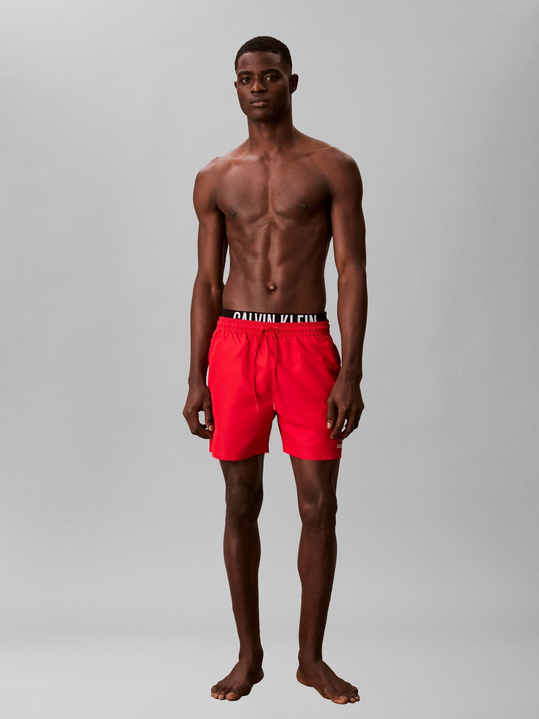 Buy Calvin Klein Red Performance Woven Swim Shorts from Next South