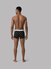 Calvin Klein Black Icon Cotton Stretch Relaxed Dart Trunks 3 Pack - Image 4 of 4