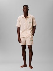 Calvin Klein Cotton Crest Logo Pyjama Top - صورة 2 من 6