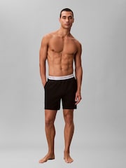 Calvin Klein Black Cotton Jersey Pyjamas Shorts - Image 1 of 5