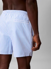 Albastru - Calvin Klein Performance Woven Swim Shorts - Imaginea 3 din 6