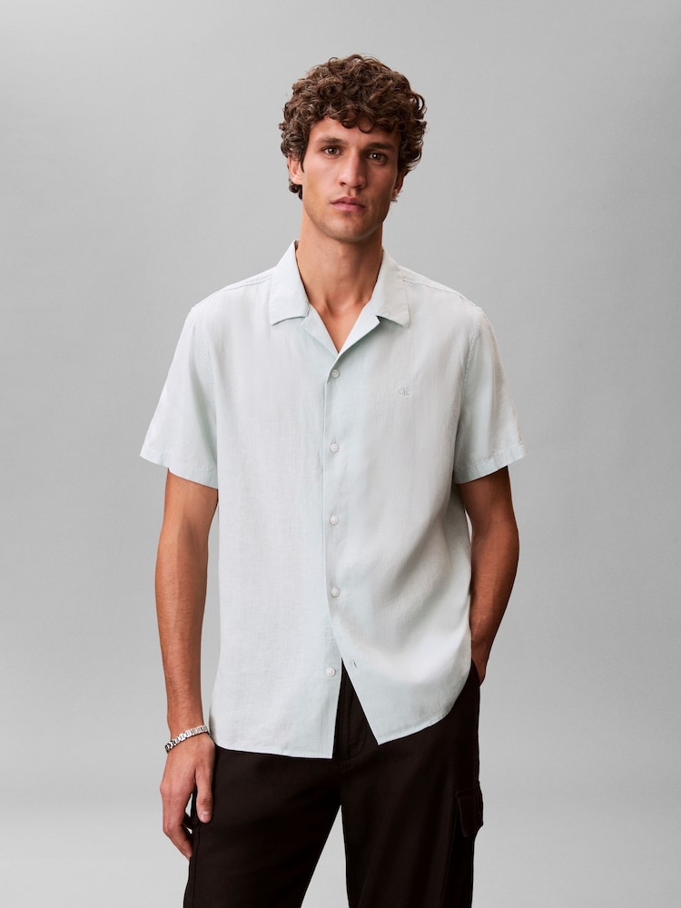 Calvin Klein Woven Stretch Shirt - Image 2 of 5