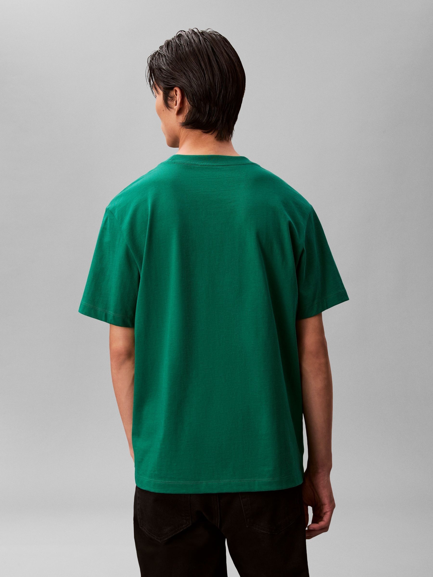 トップス 700FILL Small Payment Logo Tee Green L Buy Calvin Klein Green Monogram Logo T-Shirt from Next USA