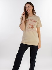 Brands In Natural Mother's Day Caffeine Mums Club T-Shirt - Image 2 of 5