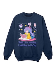 Brands In Blue K-Pop Reading Sweat Top - Image 3 of 5