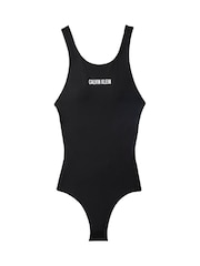 Noir - Calvin Klein Strapless One Piece Swimsuit - Image 6 de 6