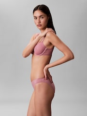 Calvin Klein Pink Perfectly Fit Ultralight Bikini Briefs - Image 5 of 6