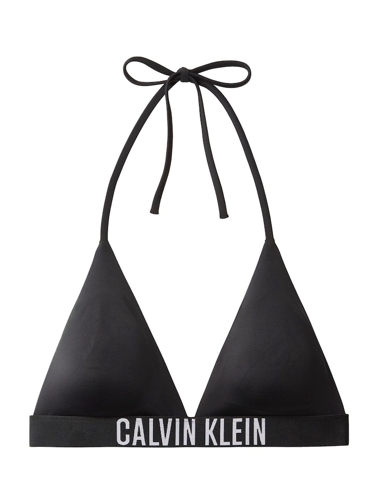 Calvin Klein Black Halter Bralette Bikini Top - Image 6 of 6