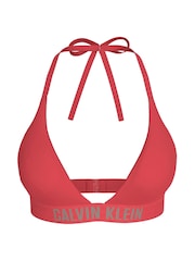 Calvin Klein Pink Halter Bralette Bikini Top - Image 1 of 2