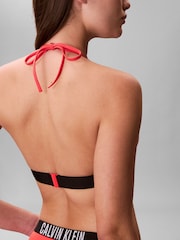 Calvin Klein Pink Halter Bralette Bikini Top - Image 2 of 2