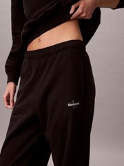 Calvin Klein Black Satin Lounge Trousers - Image 4 of 6