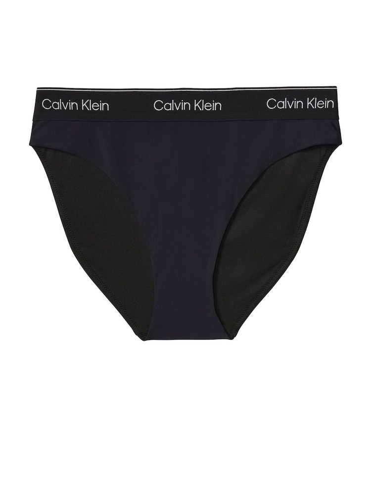 Calvin Klein Black Bikini Bottom - Swim Stretch - Image 6 of 6 Calvin Klein Black Bikini Bottom - Swim Stretch - Image 6 of 6