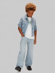 Calvin Klein Blue Straight Denim Jeans - Image 3 of 5