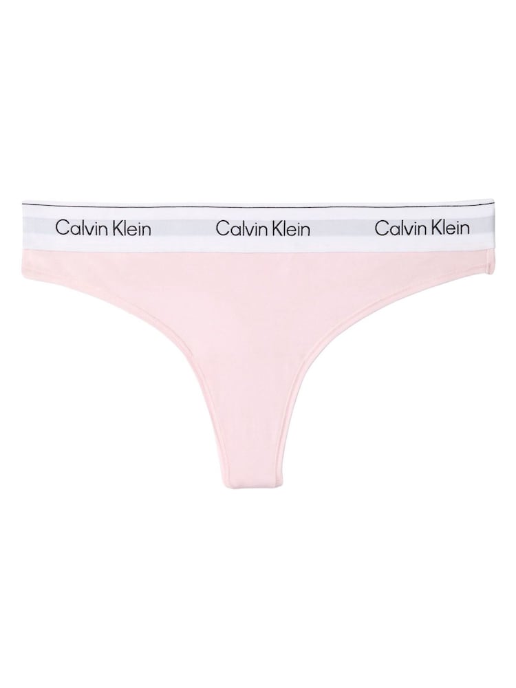 Calvin Klein Pink Stretch Thongs - Image 6 of 6 Calvin Klein Pink Stretch Thongs - Image 6 of 6