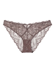 Calvin Klein Brown Sensual Stretch Lace Bikini Briefs - Image 5 of 5