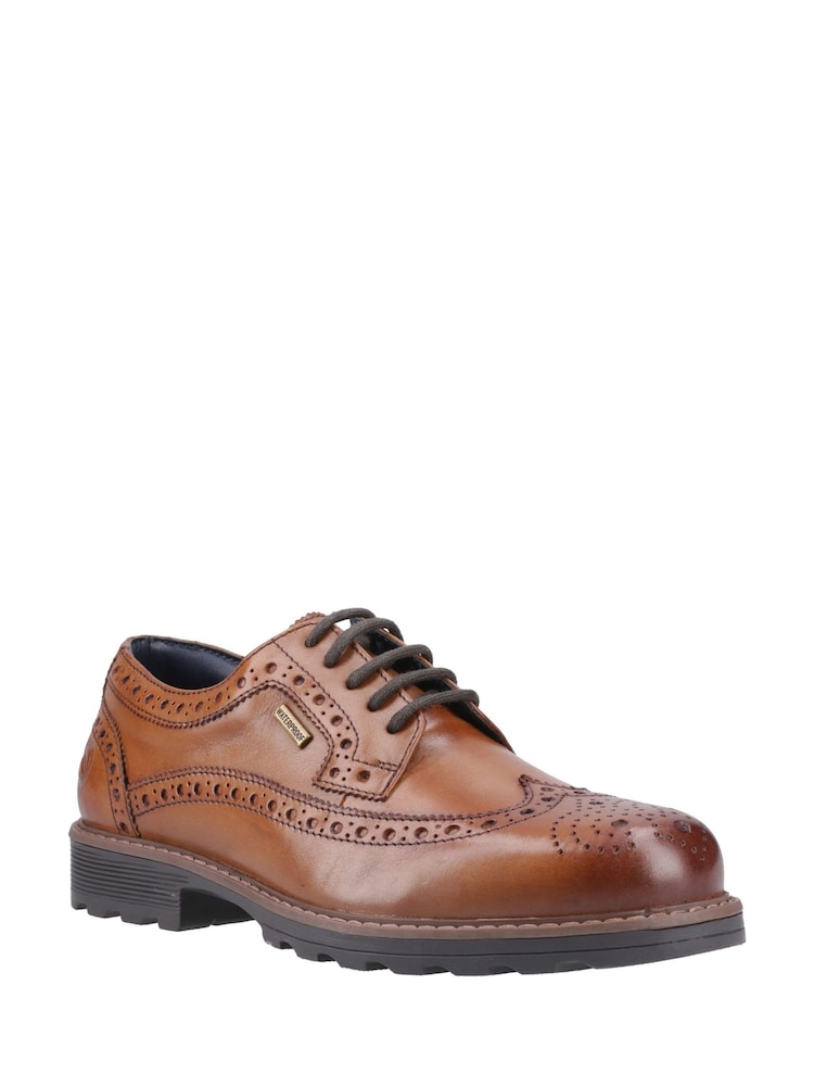 Cotswolds Brown Ramsden Brogue Dress Shoes - Image 1 of 5