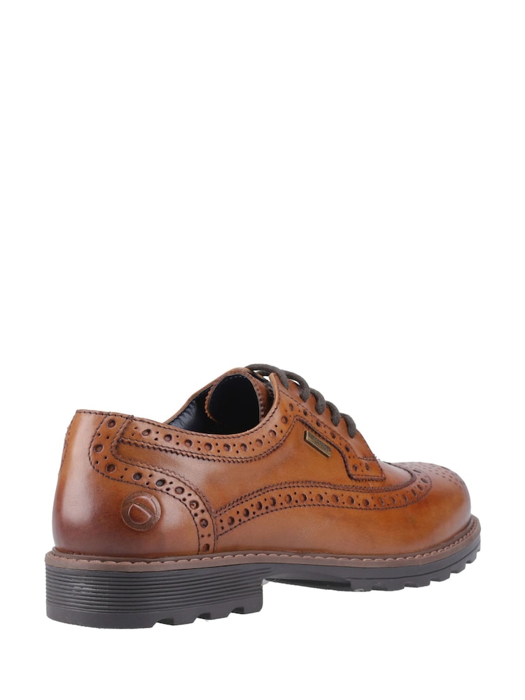 Cotswolds Brown Ramsden Brogue Dress Shoes - Image 2 of 5