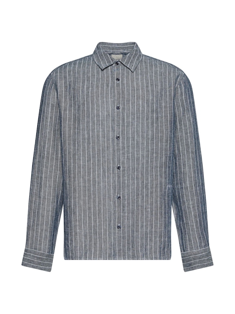 Calvin Klein Blue Woven Shirt - Image 5 of 5