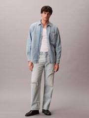 Calvin Klein Avslappet Denim Skjorter - Bilde 2 av 6