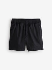 Calvin Klein Black Cotton Blend Tailored Shorts - Image 2 of 2