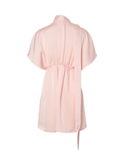 Y.A.S Tie Neck Short Sleeve Dress - صورة 2 من 4