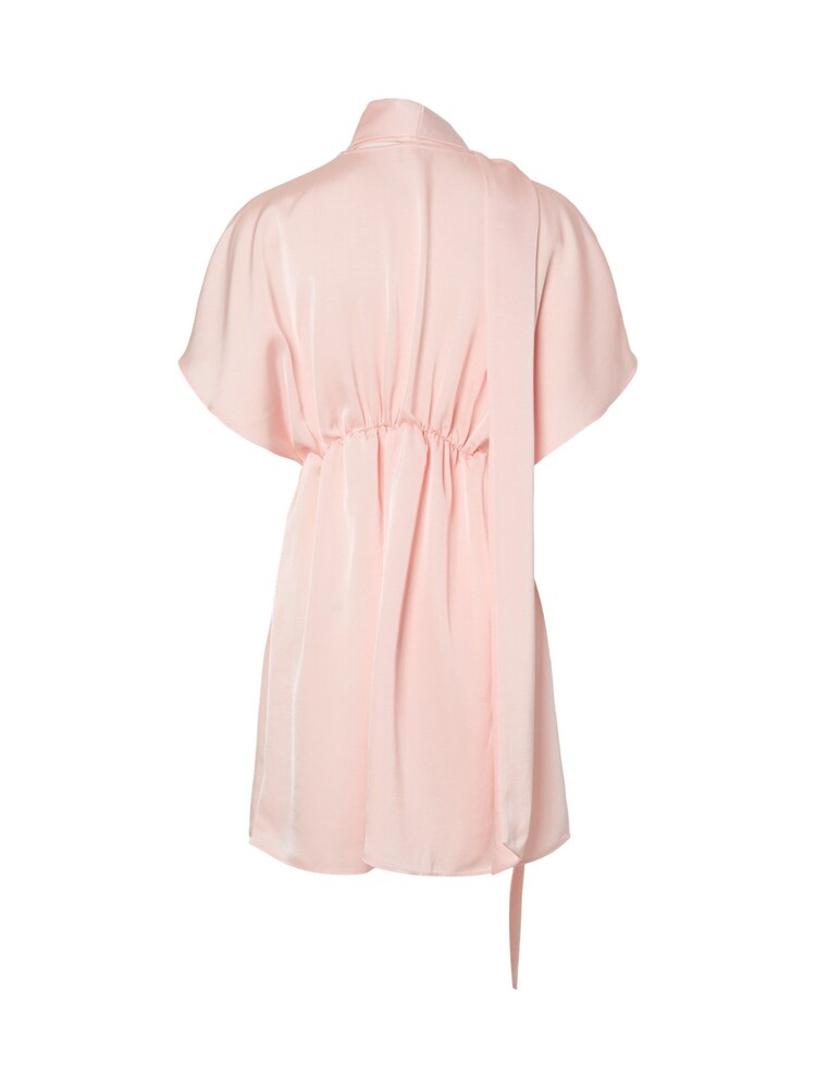 Y.A.S Tie Neck Short Sleeve Dress - صورة 4 من 4