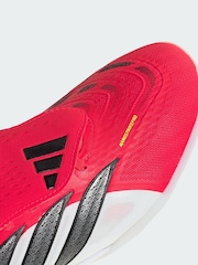 adidas Red Predator Pro Fold-Over Tongue Turf Football Shoes - Image 3 of 4